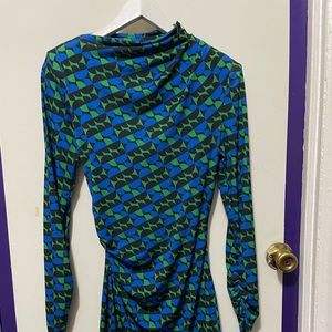 Zara multicolor fitted dress size XS
